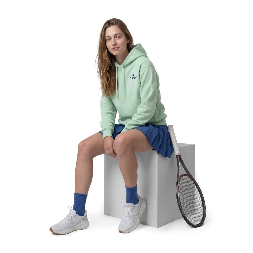 Damen Tennis -hoodie Newport-W Light Green Grün 3/6