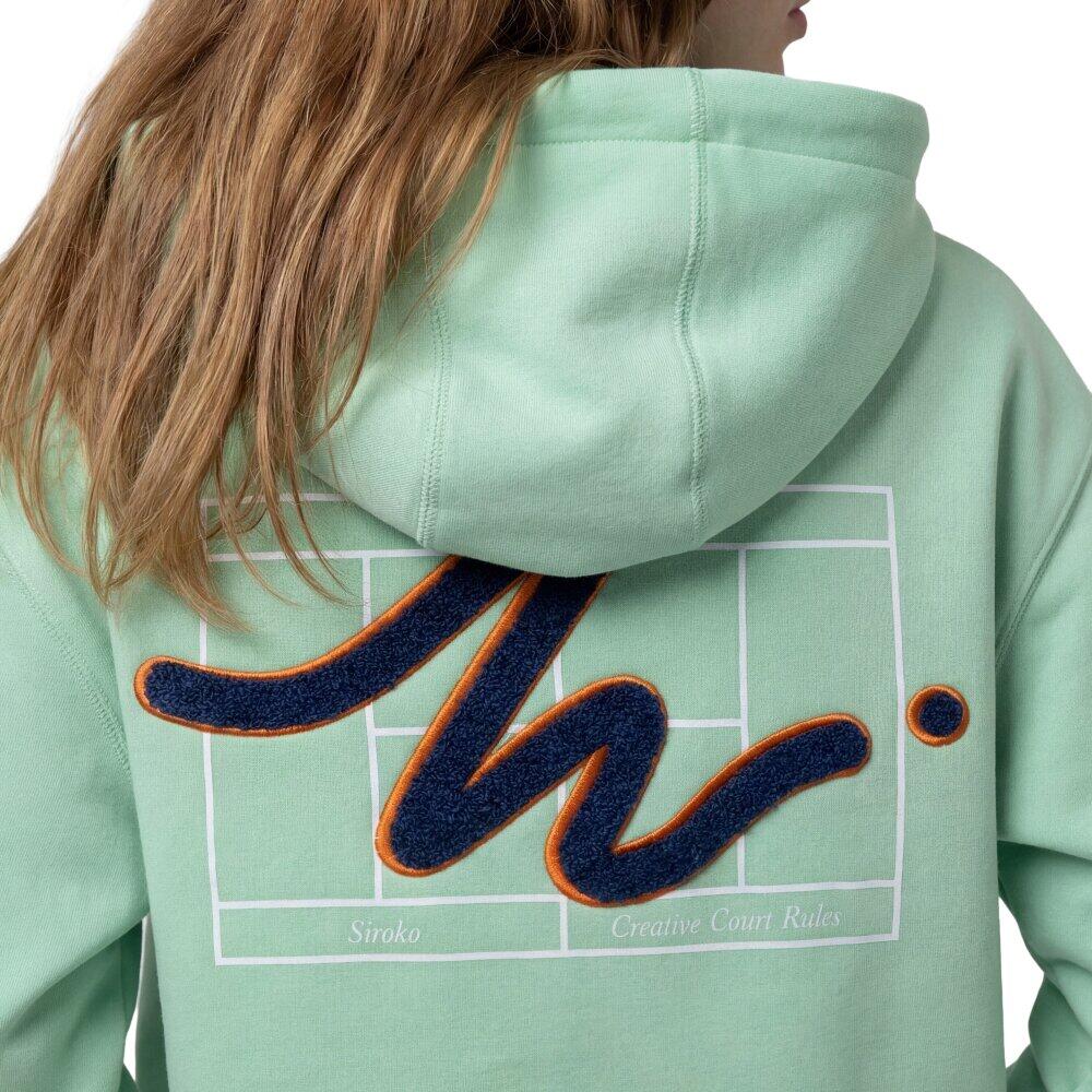 Damen Tennis -hoodie Newport-W Light Green Grün 5/6