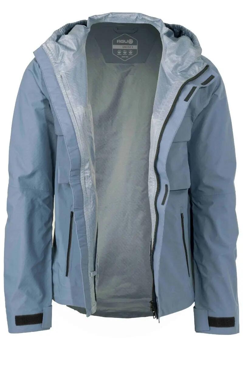 Veste de pluie vélo ville imperméable respirante City Cruiser bleue 4/6