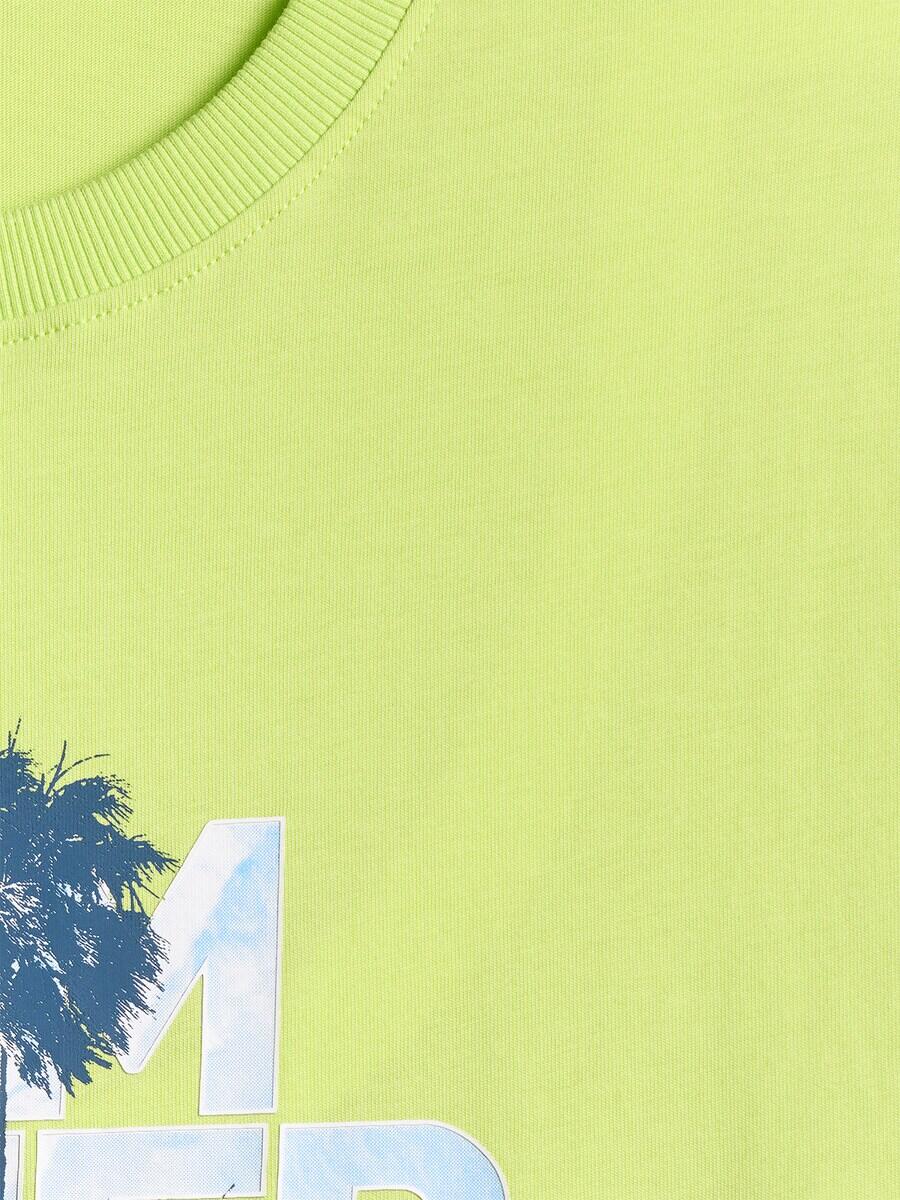 T-shirt regular z nadrukiem męski 4F 4FWSS26TTSHM2784 6/6