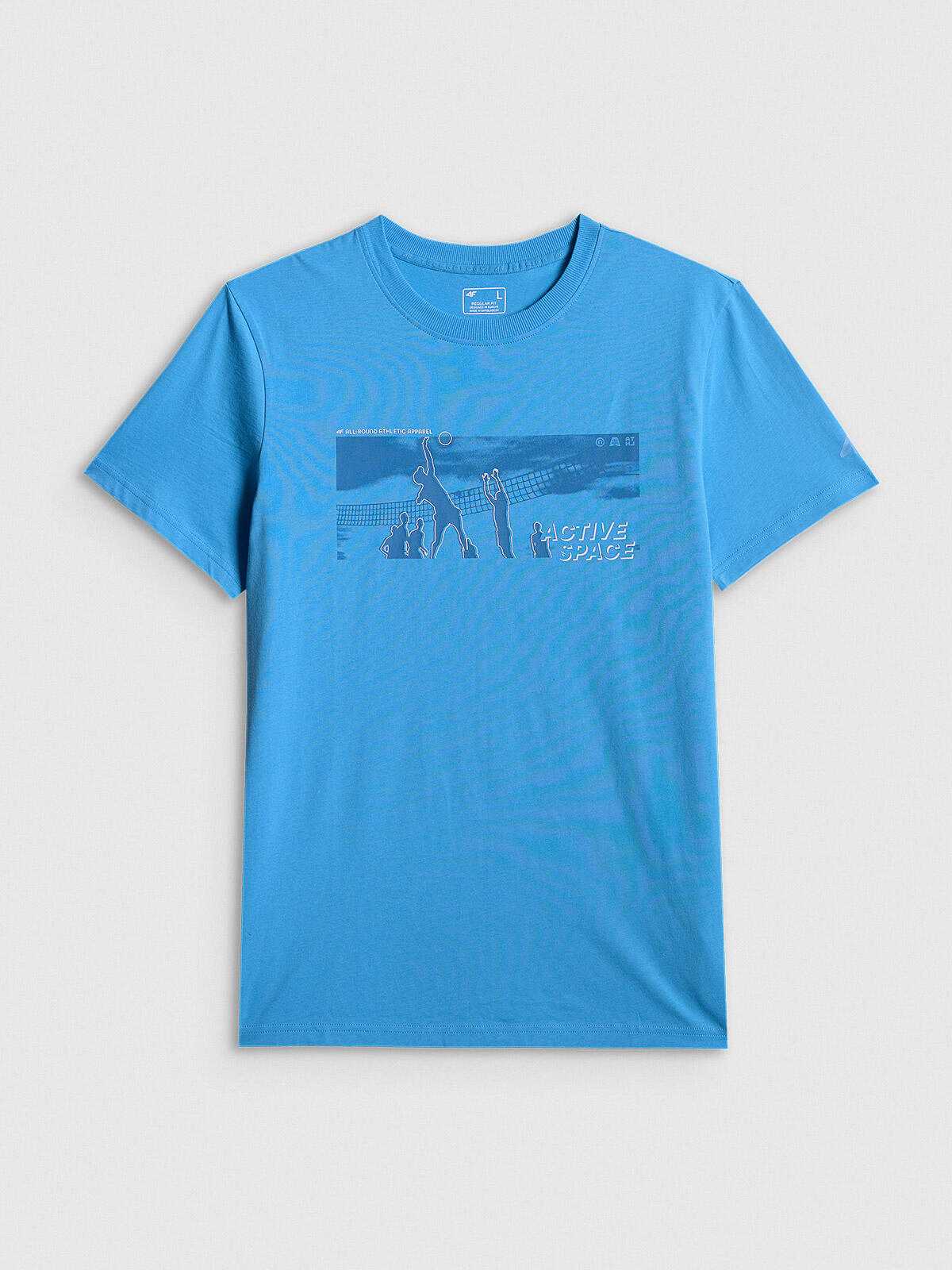T-shirt reagular z nadrukiem męski 4F 4FWSS26TTSHM3035 6/6