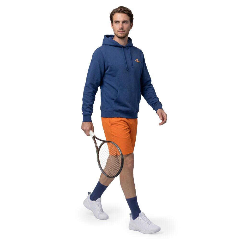 Felpa tennis con cappuccio uomo Newport Navy Blu 3/6