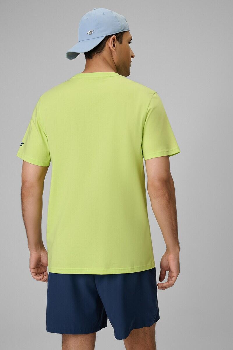 T-shirt regular z nadrukiem męski 4F 4FWSS26TTSHM2784