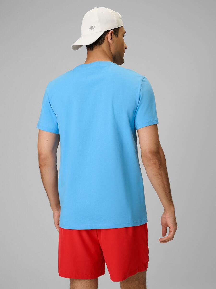 T-shirt reagular z nadrukiem męski 4F 4FWSS26TTSHM3035 2/6