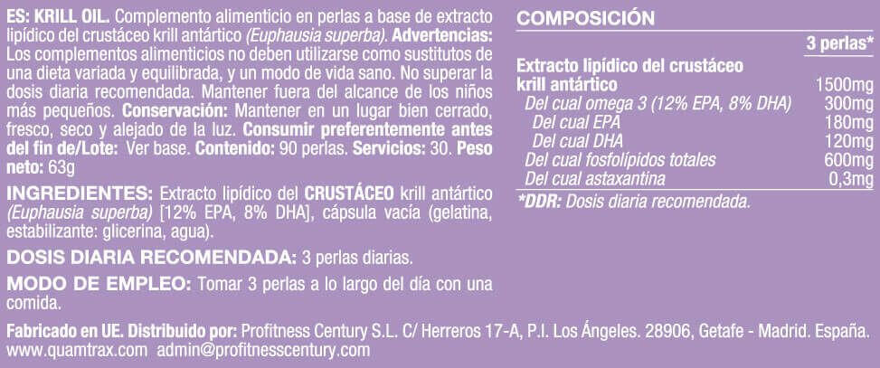 Krill Oil - 90 Softgels [Quamtrax] Quamtrax 2/2