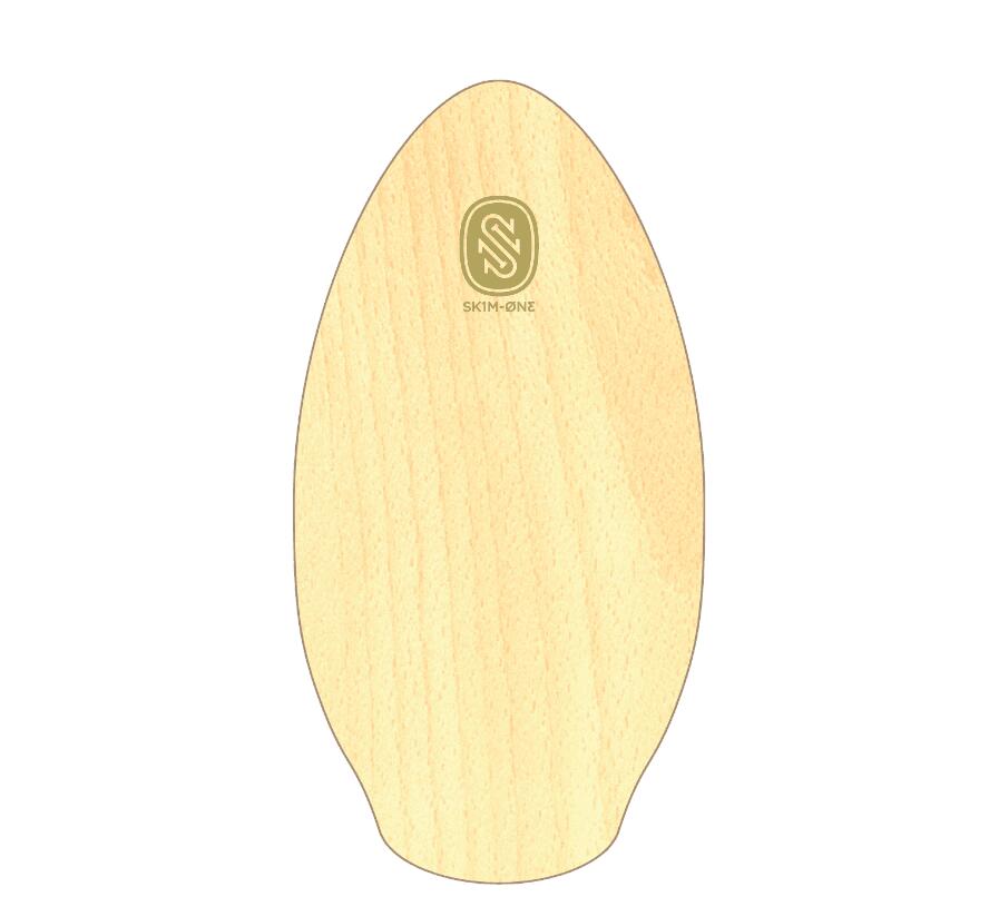 Grande Bleu 41 - Tavola Da Skimboard In Legno 2/2