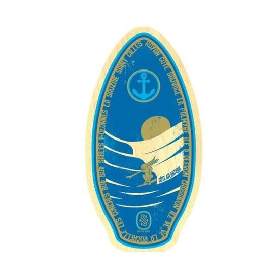 Cote Atlantique 41 - Skimboard aus Holz