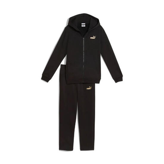 Puma Mädchen Trainingsanzug Metallic Hooded Sweat Suit FL G 689729