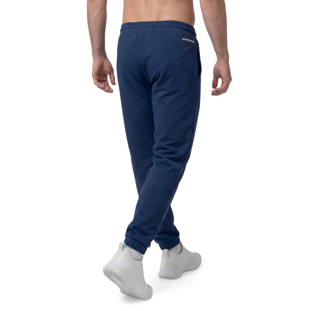 Pantaloni da tuta tennis uomo Topspin Navy Blu 2/6