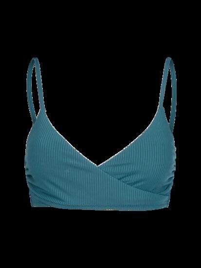 Diamia-Rib Dames Bikini Top Bralette Bikini Top Removable Padding Mediterranea