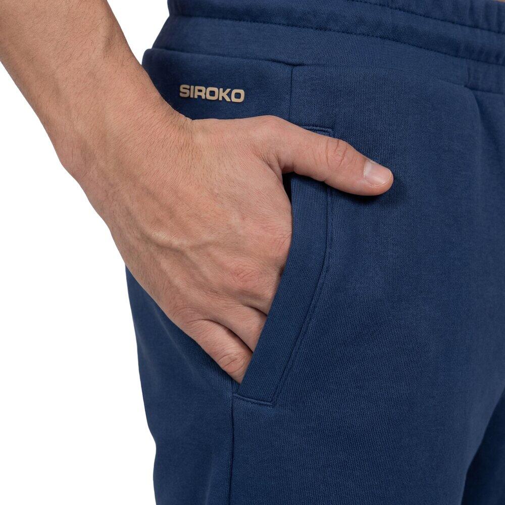 Pantaloni da tuta tennis uomo Topspin Navy Blu 4/6
