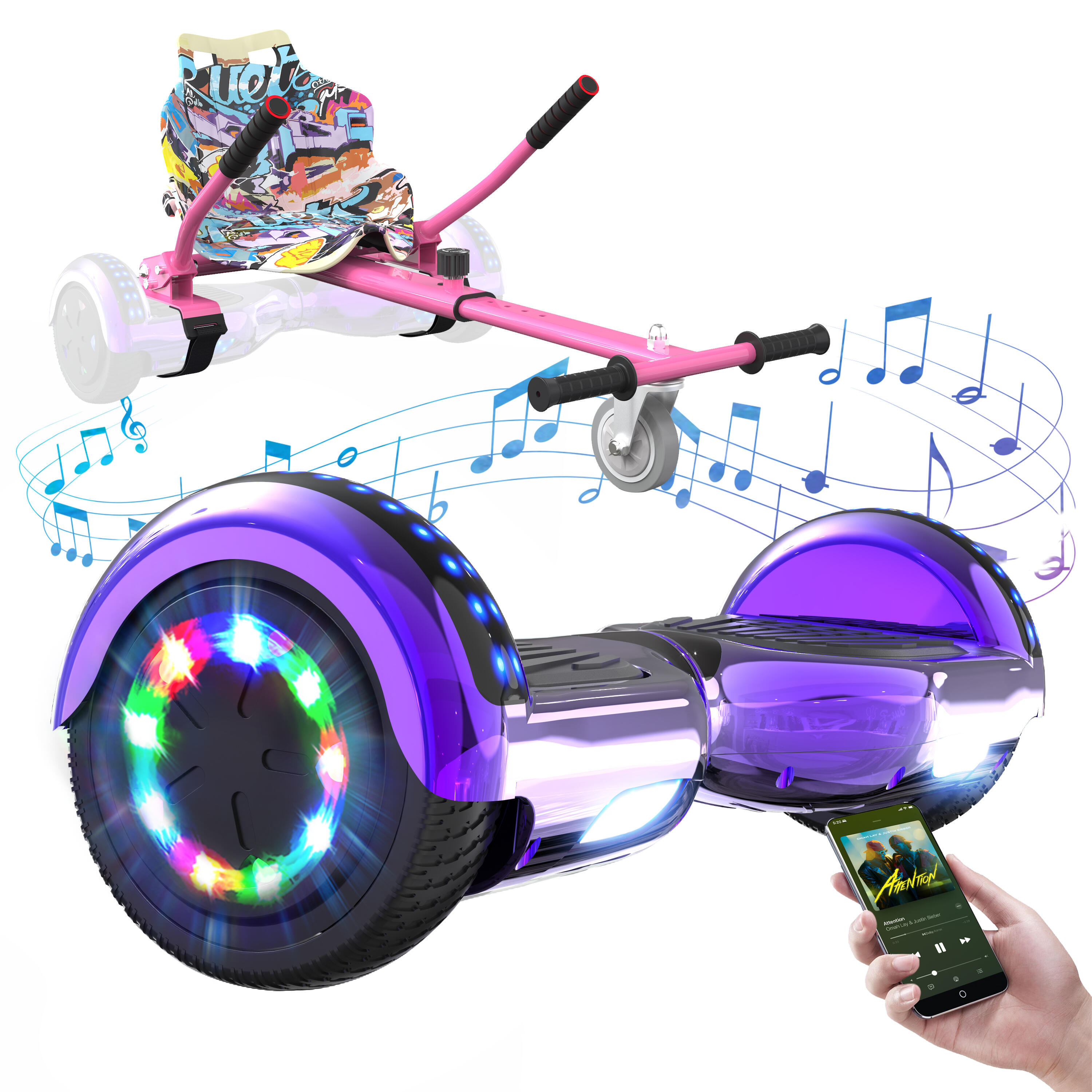 Hoverboard și Hoverkart Gyropode 6.5 Inch RCB-WJ1 - Imagine 1