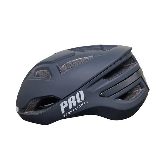 Casque de vélo intelligent avec clignotants et éclairage LED - Noir