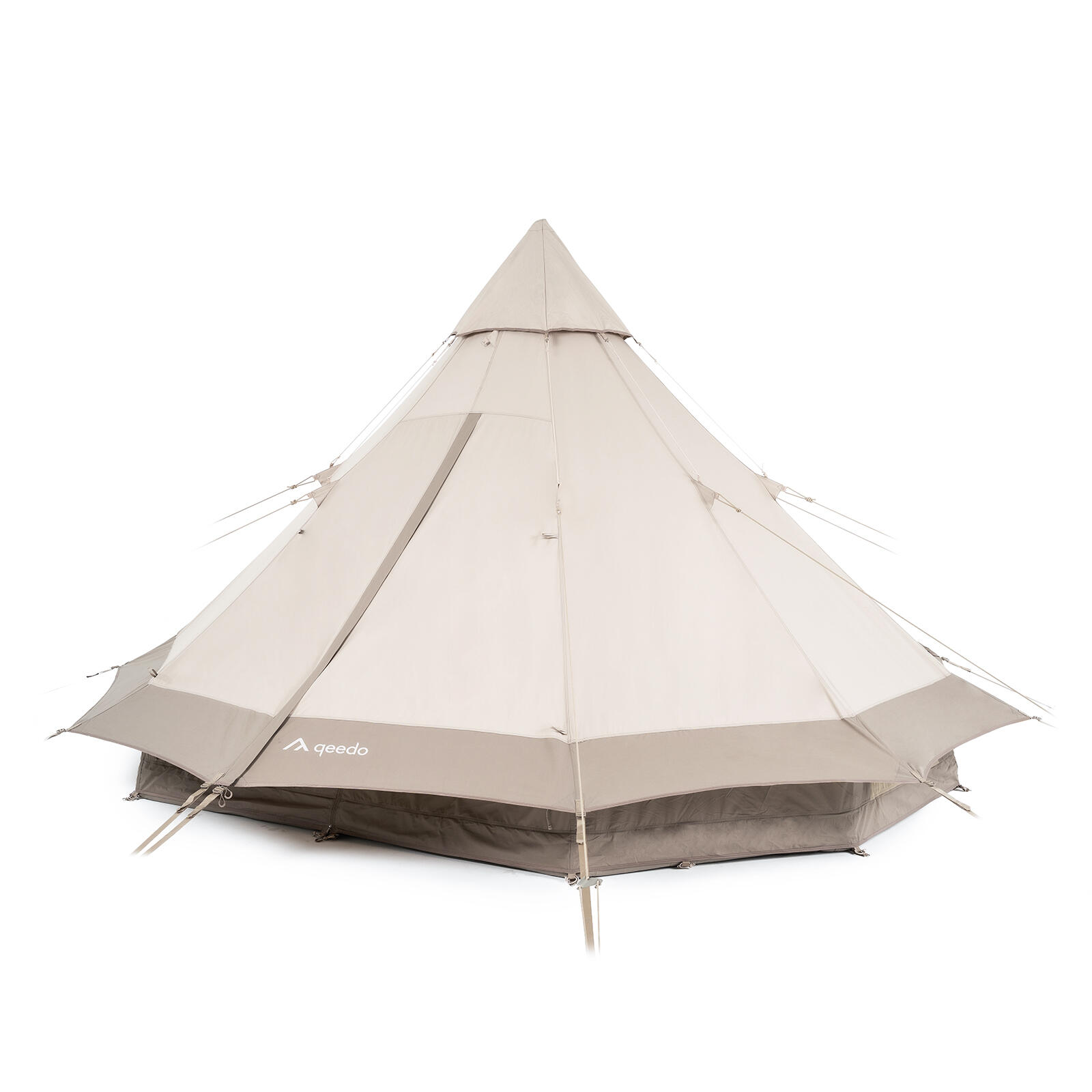 qeedo Cone 4 Tipi Zelt Baumwolle - 4 Personen - 350×350×230 cm 3/7