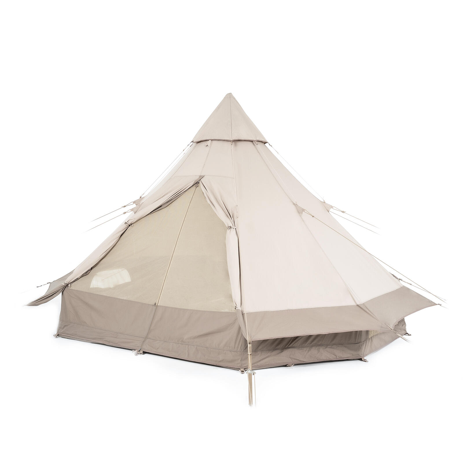 qeedo Cone 4 Tipi Zelt Baumwolle - 4 Personen - 350×350×230 cm 2/7