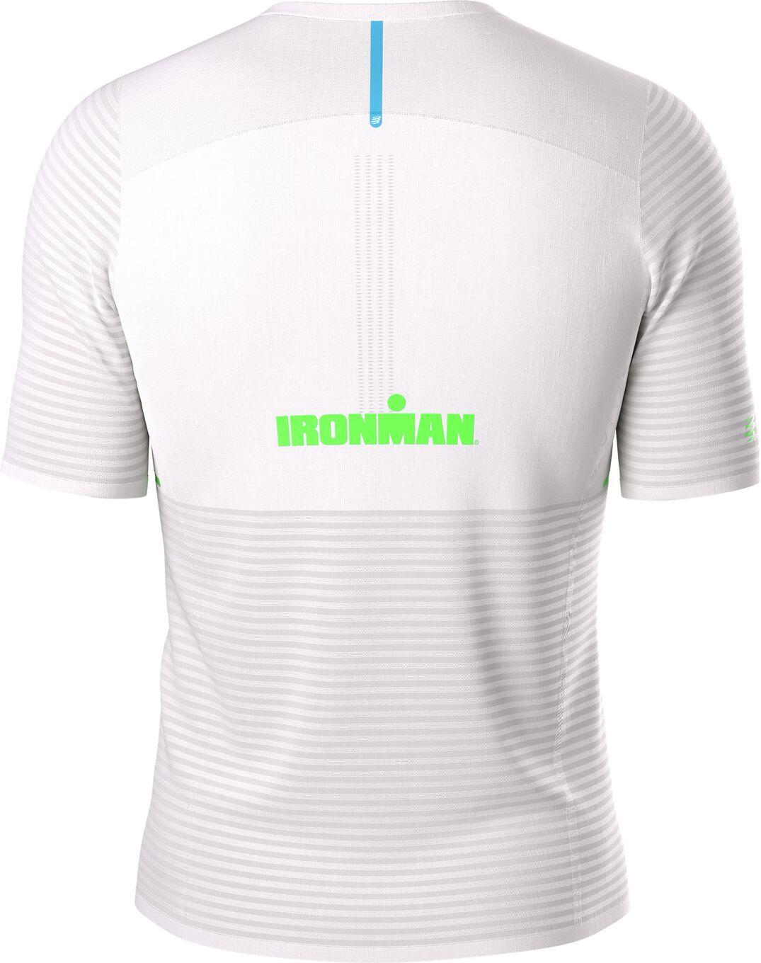 T-Shirt Compressport Pro Racing Ironman 2026 Blanc Homme 2/4