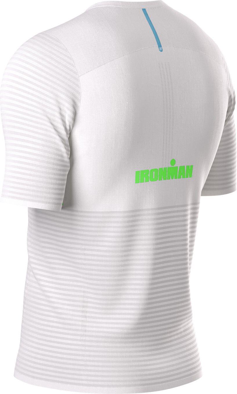T-Shirt Compressport Pro Racing Ironman 2026 Blanc Homme 4/4
