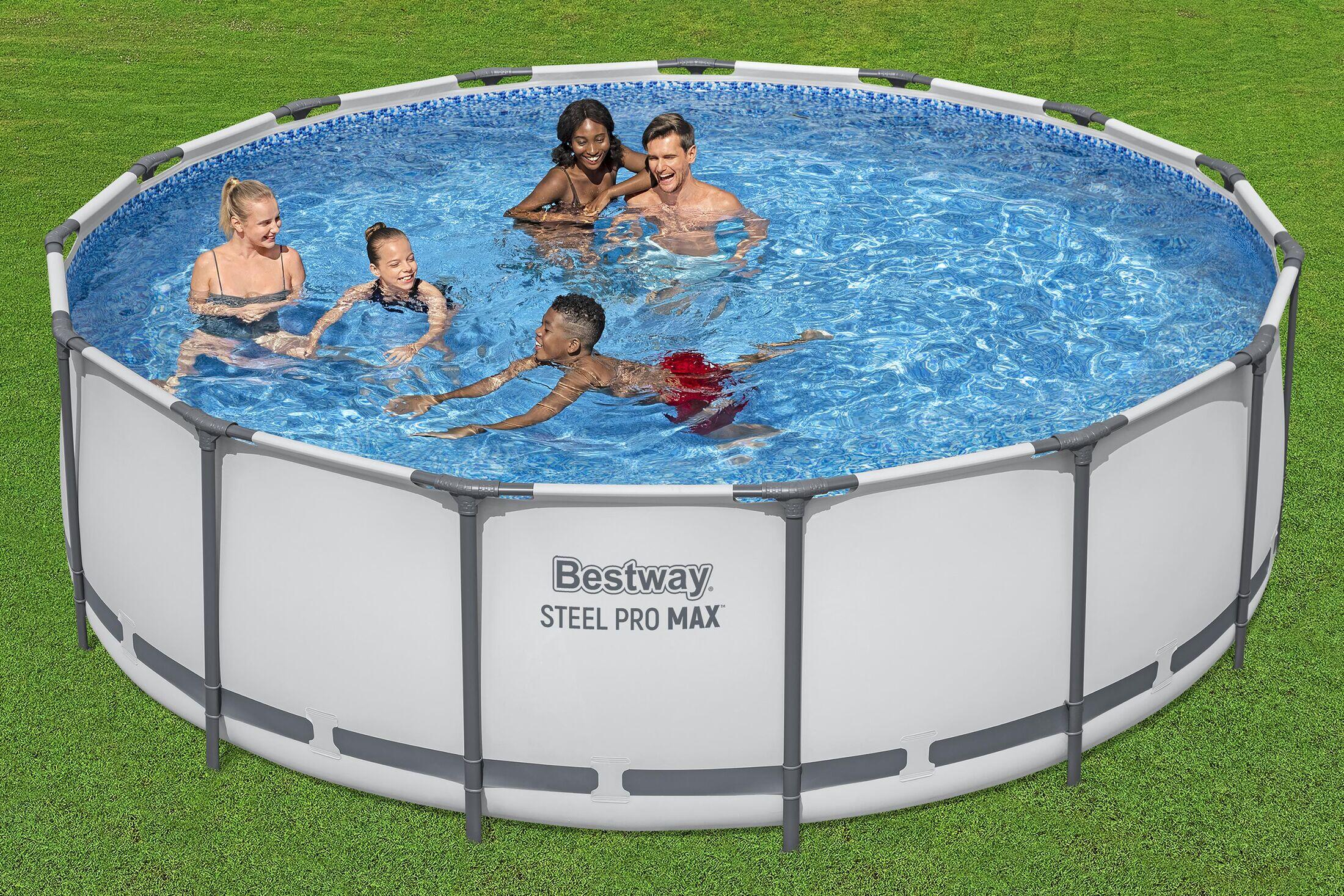 Bestway 56928-7 Piscina base fuori terra Steel Pro Max da 457x122 cm 5/7