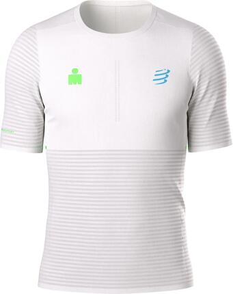 Compressport Pro Racing Ironman 2026 T-shirt, wit, heren