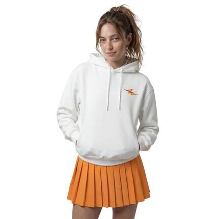 Sweat de tennis à capuche femme Newport-W White Blanc