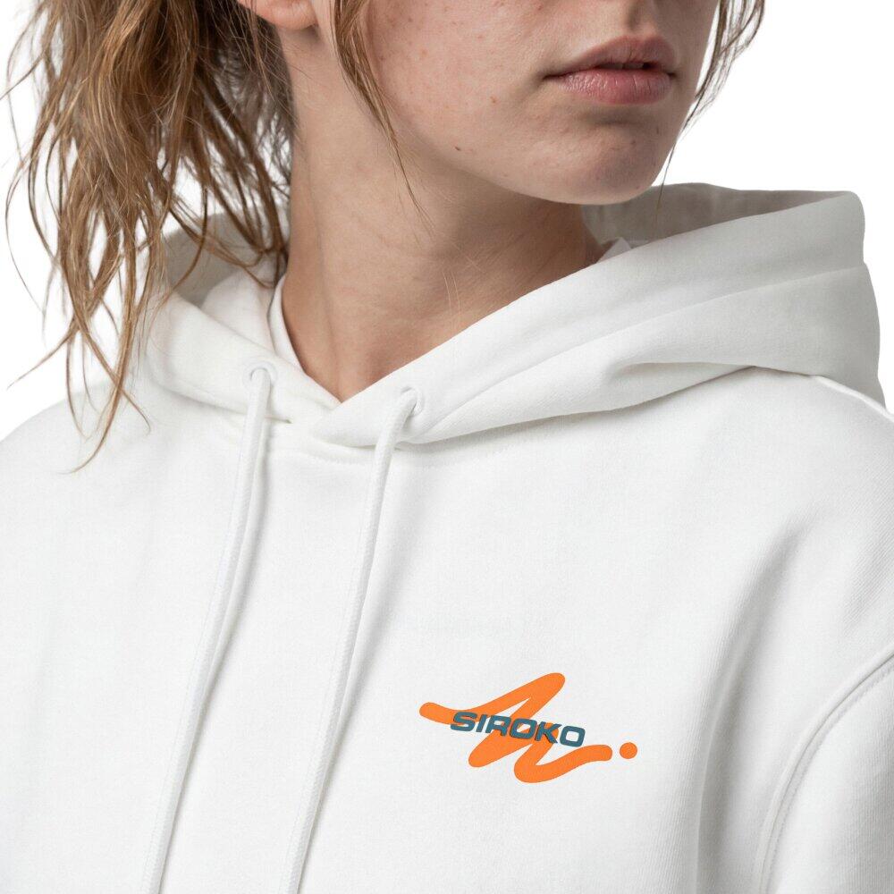 Felpa tennis con cappuccio donna Newport-W White Bianco 4/6