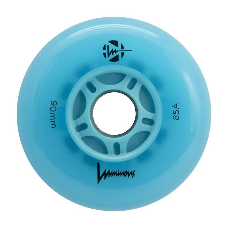 LUMINOUS Inline-Rad 85A Blau Ozean Phosphoreszierend [x4] 1/1