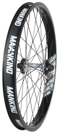 BMX Koła Mankind Vision 20" Przód BMX Kółko - Matt Black/Polished Silver