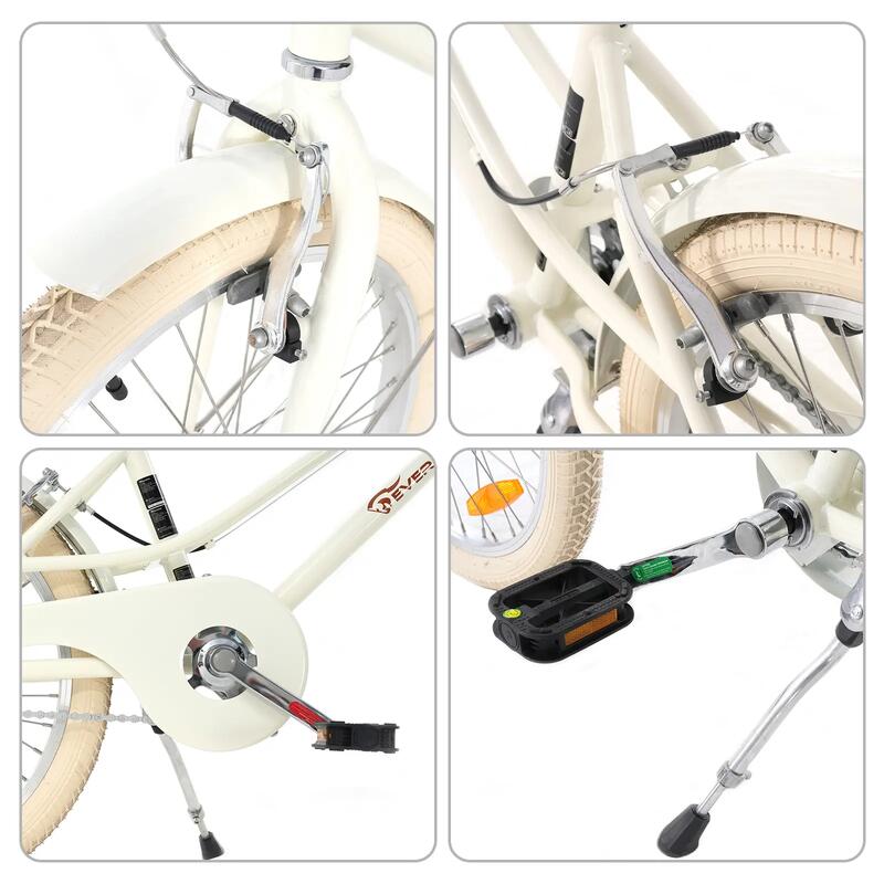 Bicicletă de oraș pentru copii EM2 20" 1 viteză, frâne V-Brake