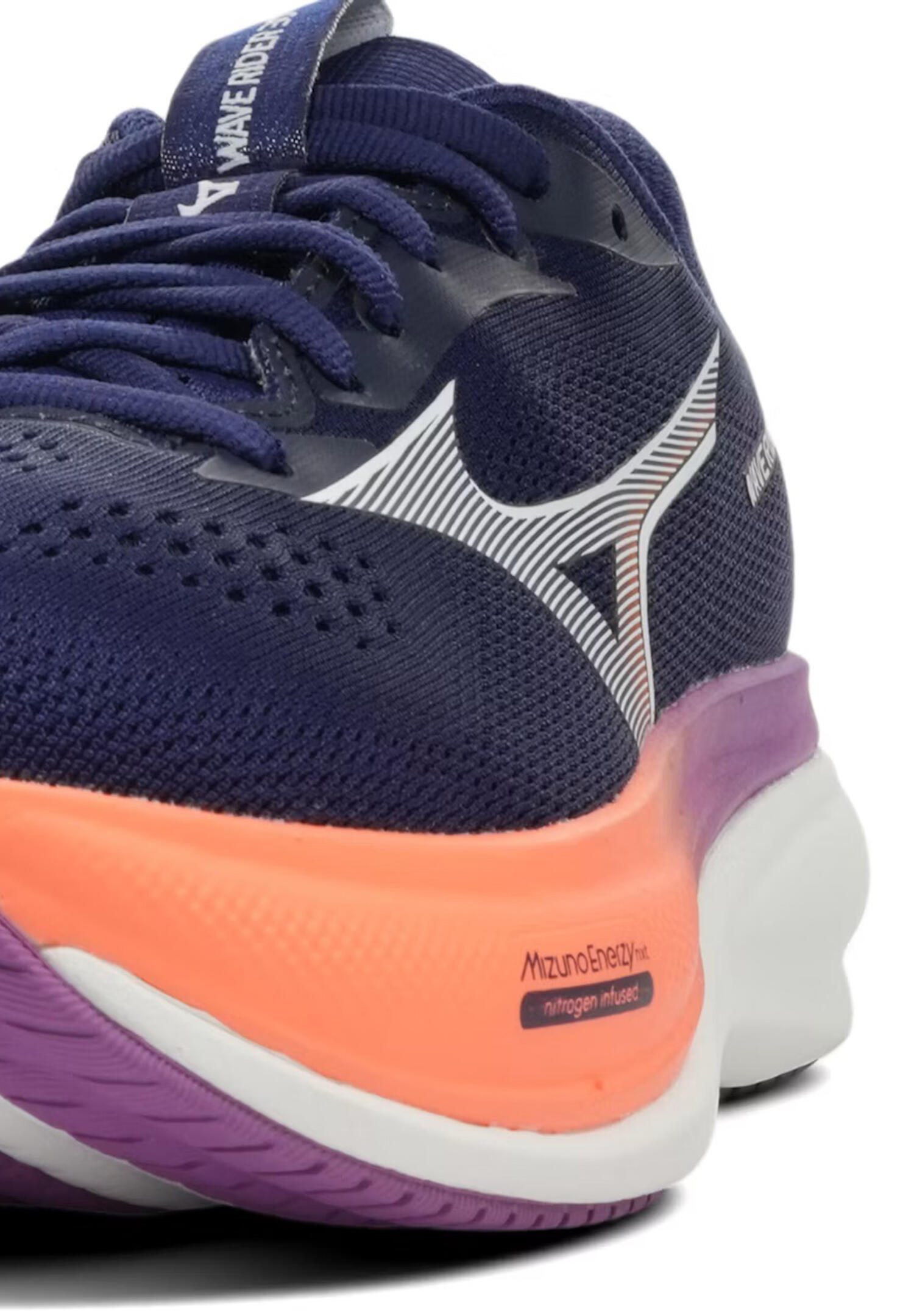 Mizuno Damen Wave Rider 30 Laufschuh J1GM262074 Rhodonite/White/Fircecracker 2/7