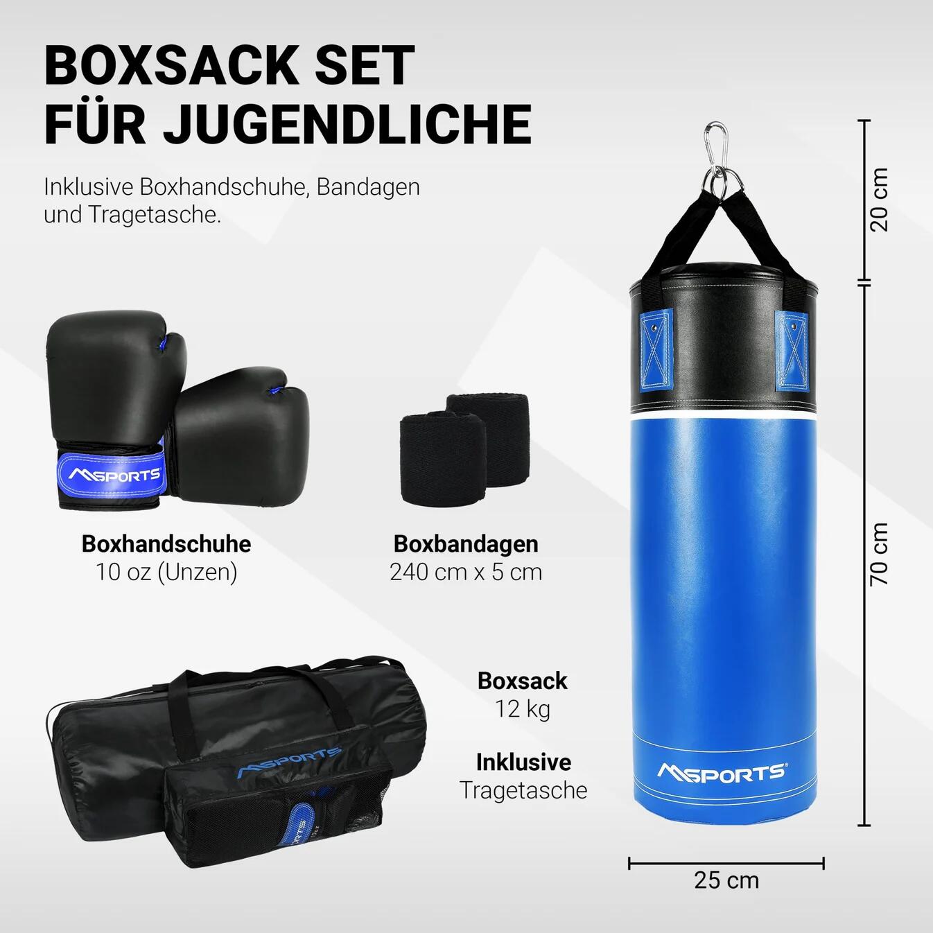 Ensemble de sac de frappe pour adolescents 2/7