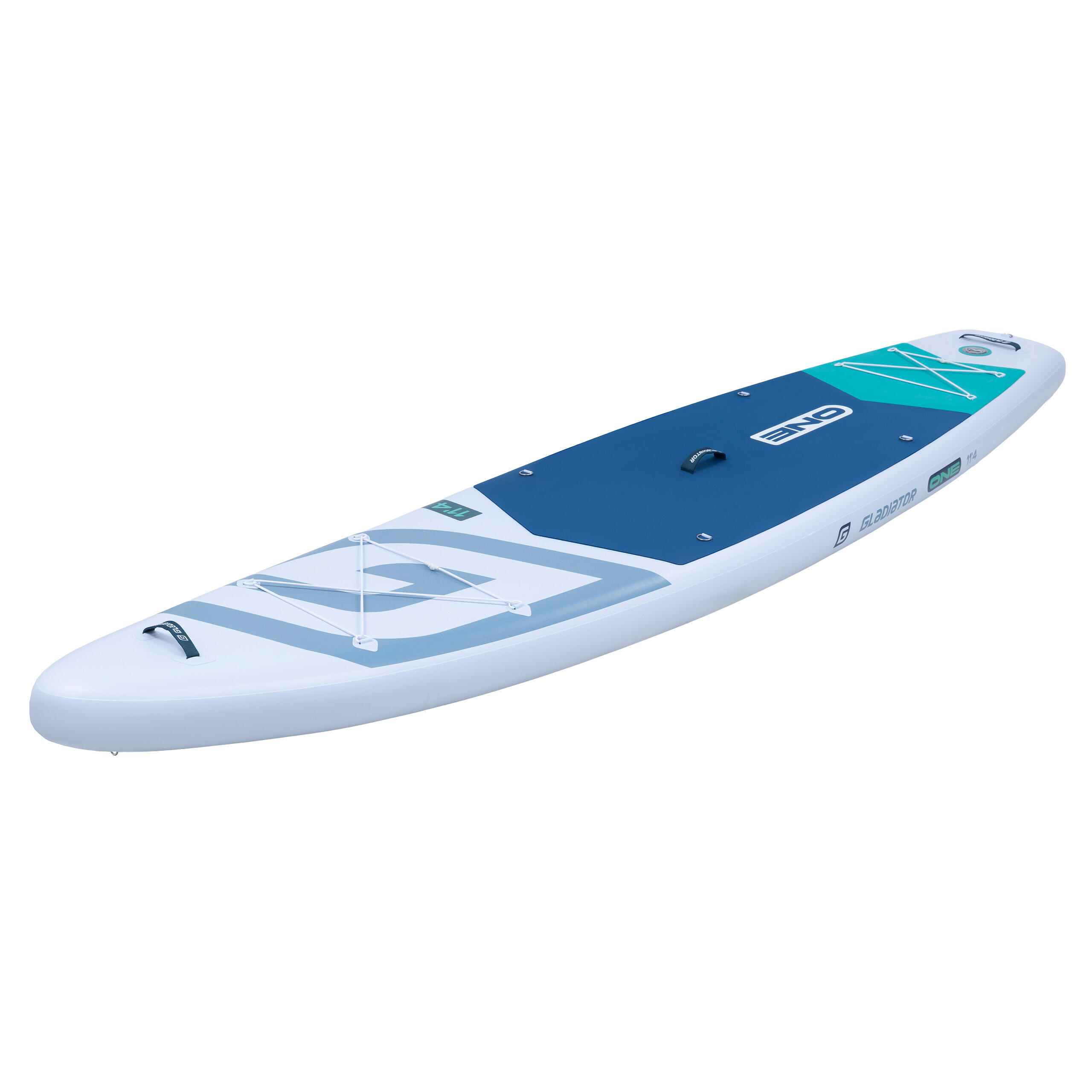 Deska SUP Gladiator ONE 11'4 Touring White 2026 + Bojka + Pompka PBG6 12V 4/7