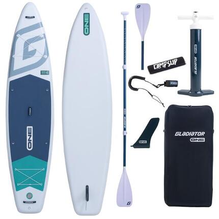 Deska SUP Gladiator ONE 11'4 Touring White 2026 + Bojka do wiosła + Pióro
