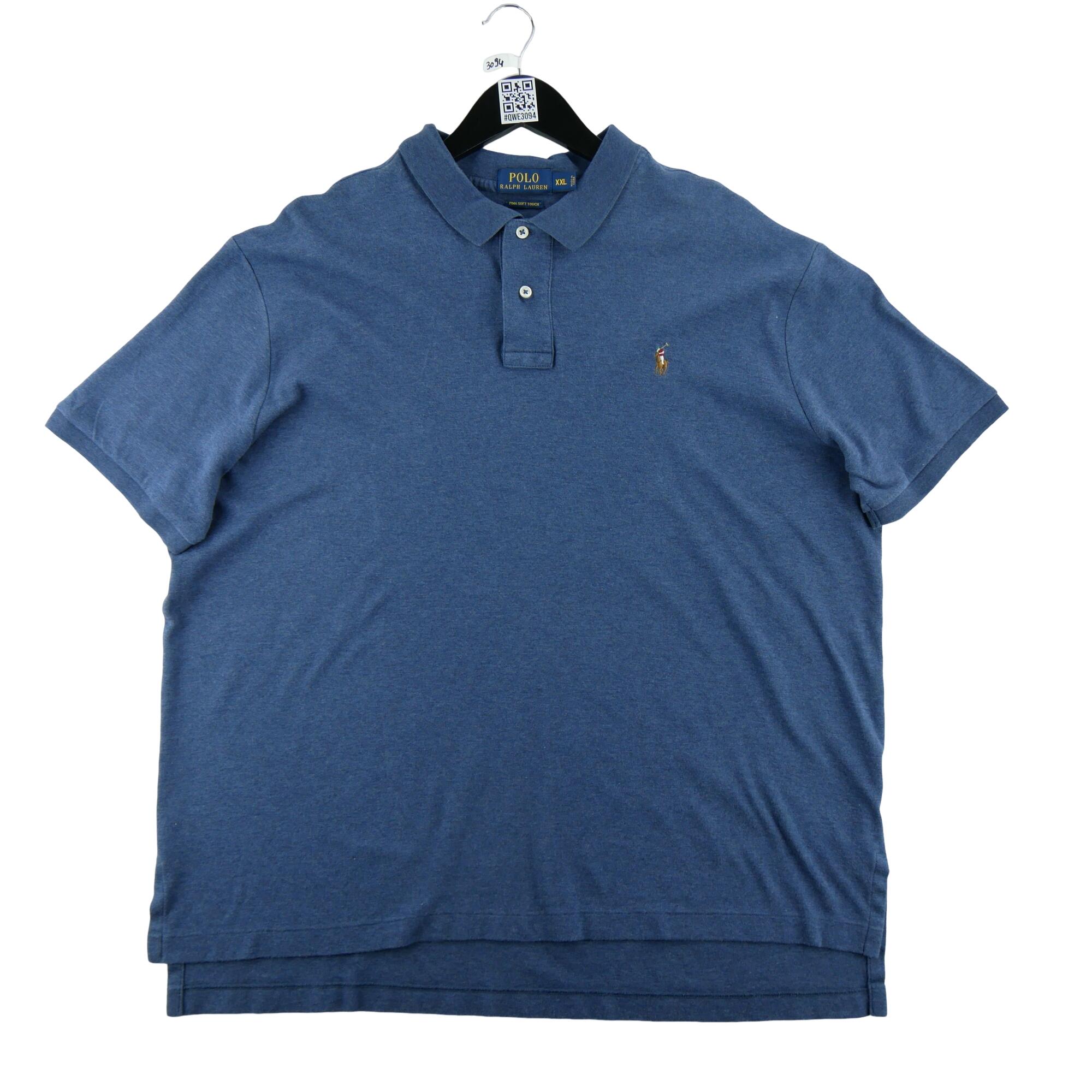 Second life - Polo Ralph Lauren Men Short Sleeve Shirt Blue - Excellent 2/5