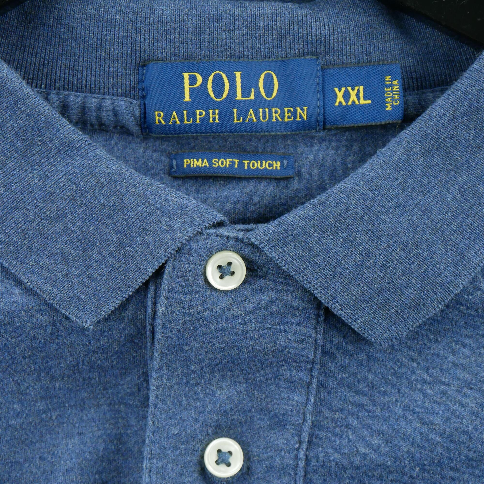Second life - Polo Ralph Lauren Men Short Sleeve Shirt Blue - Excellent 5/5