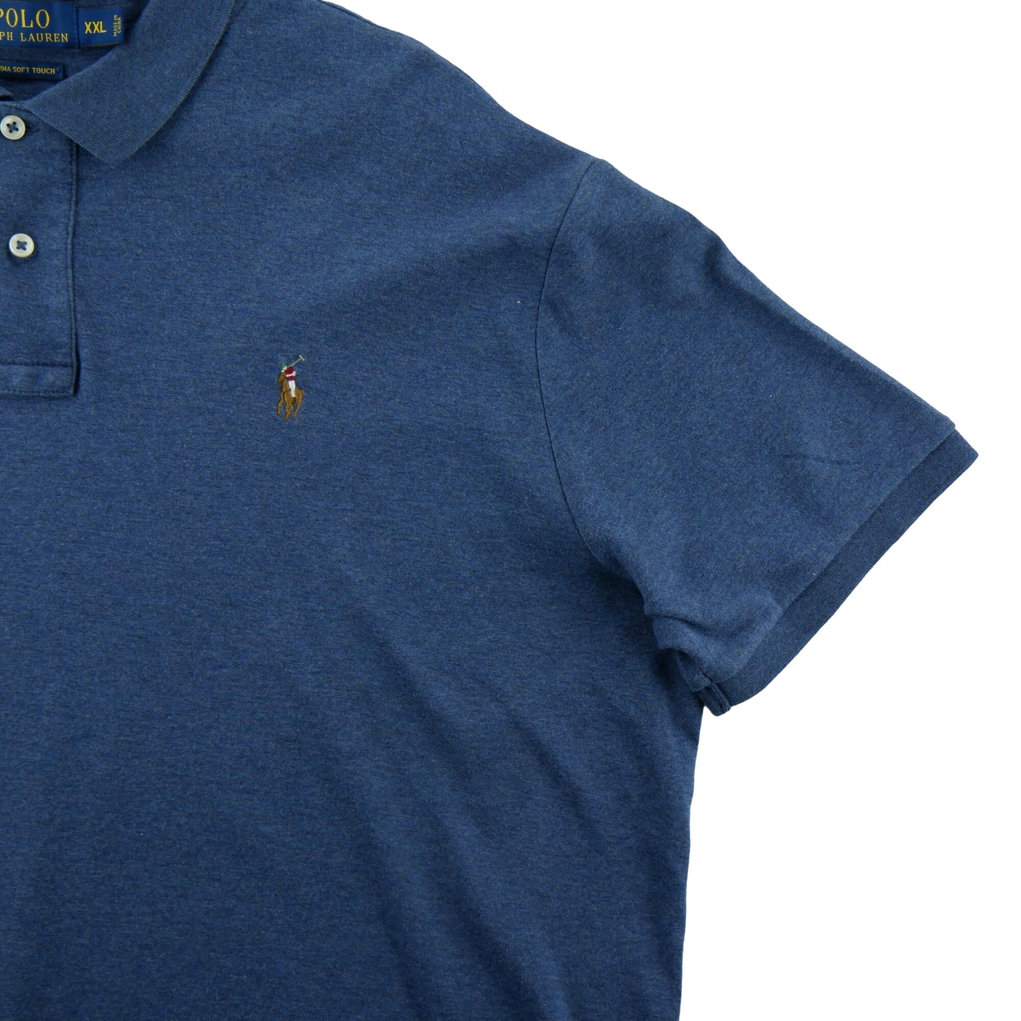 Second life - Polo Ralph Lauren Men Short Sleeve Shirt Blue - Excellent 4/5