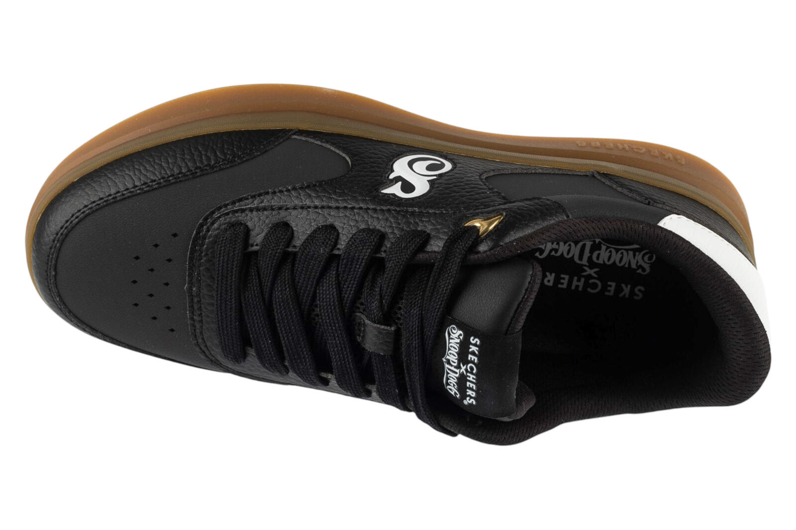 Buty sportowe Sneakersy męskie, Duraleather Lace Up Snoop Cupsole Sneaker 3/4
