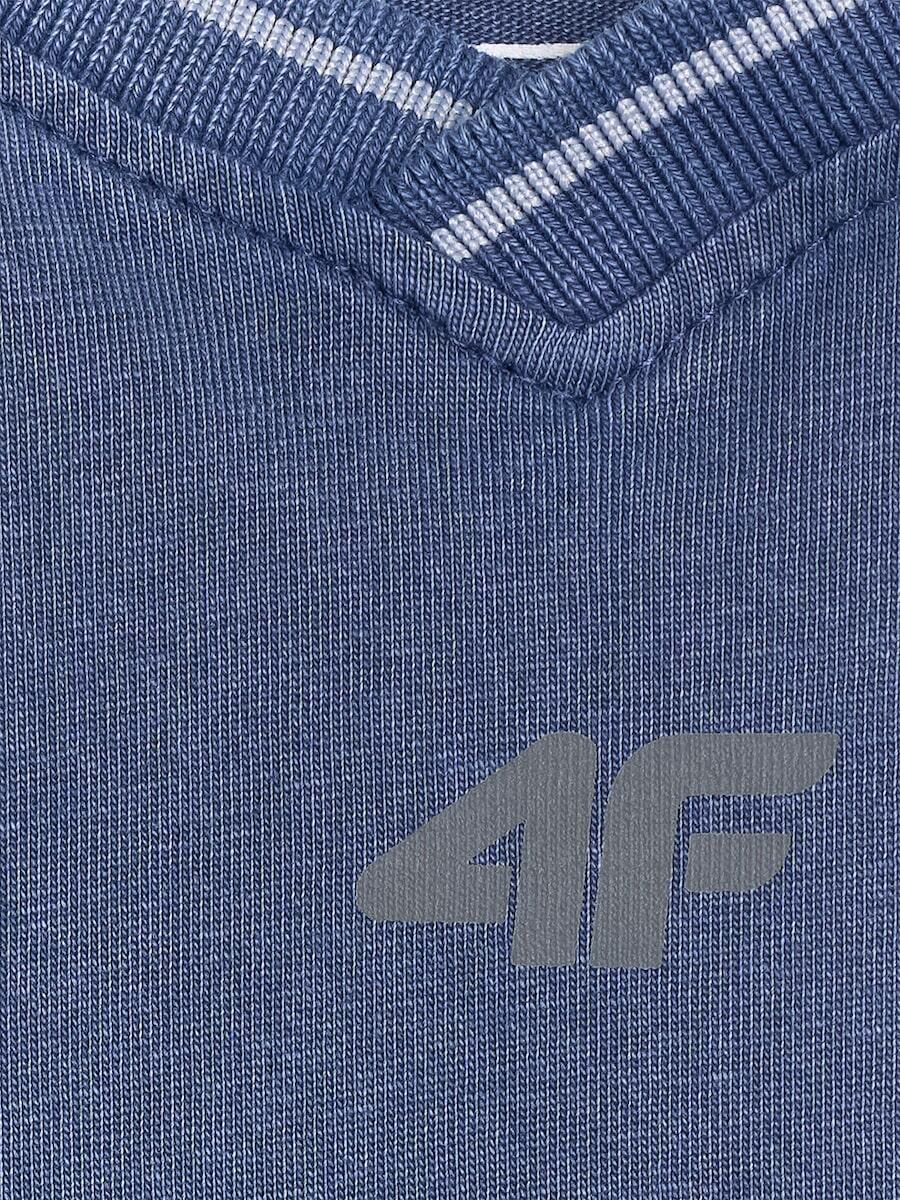 T-shirt loose z nadrukiem chłopięcy 4F 4FJRSS26TTSHM3467 7/7