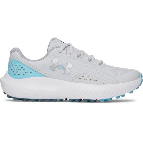 Zapatos Golf Under Armour Y Surge Niño Gris
