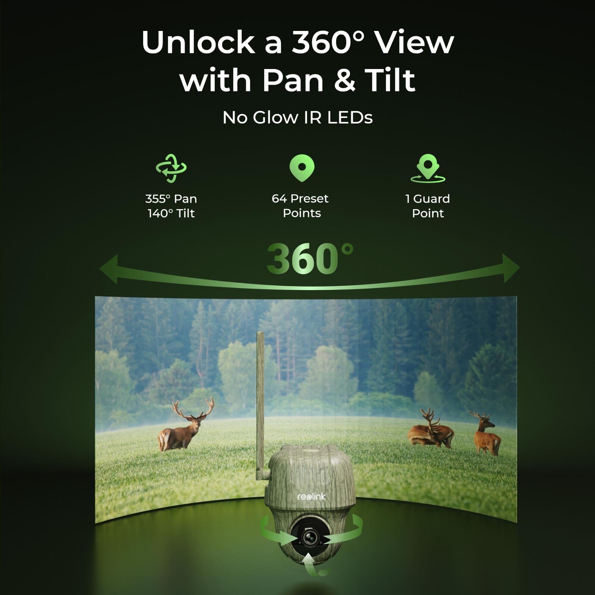 Câmara com painel solar Reolink G450 5/7