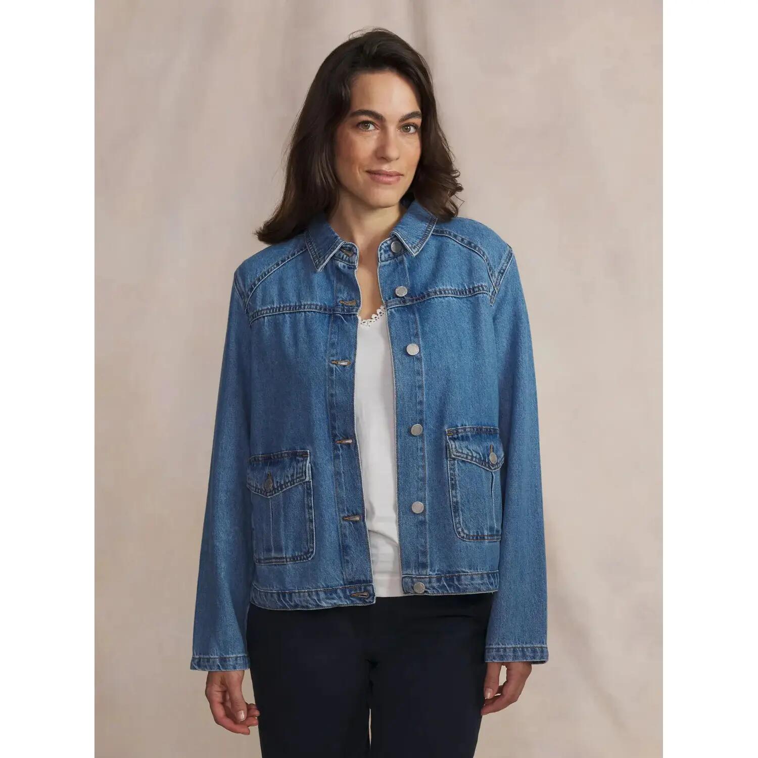 Veste en jean femme TBS Gesel 2/5