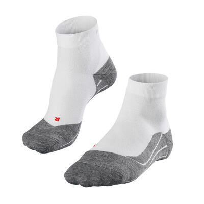 Ru4 korte heren hardloopsokken – white – 49-50