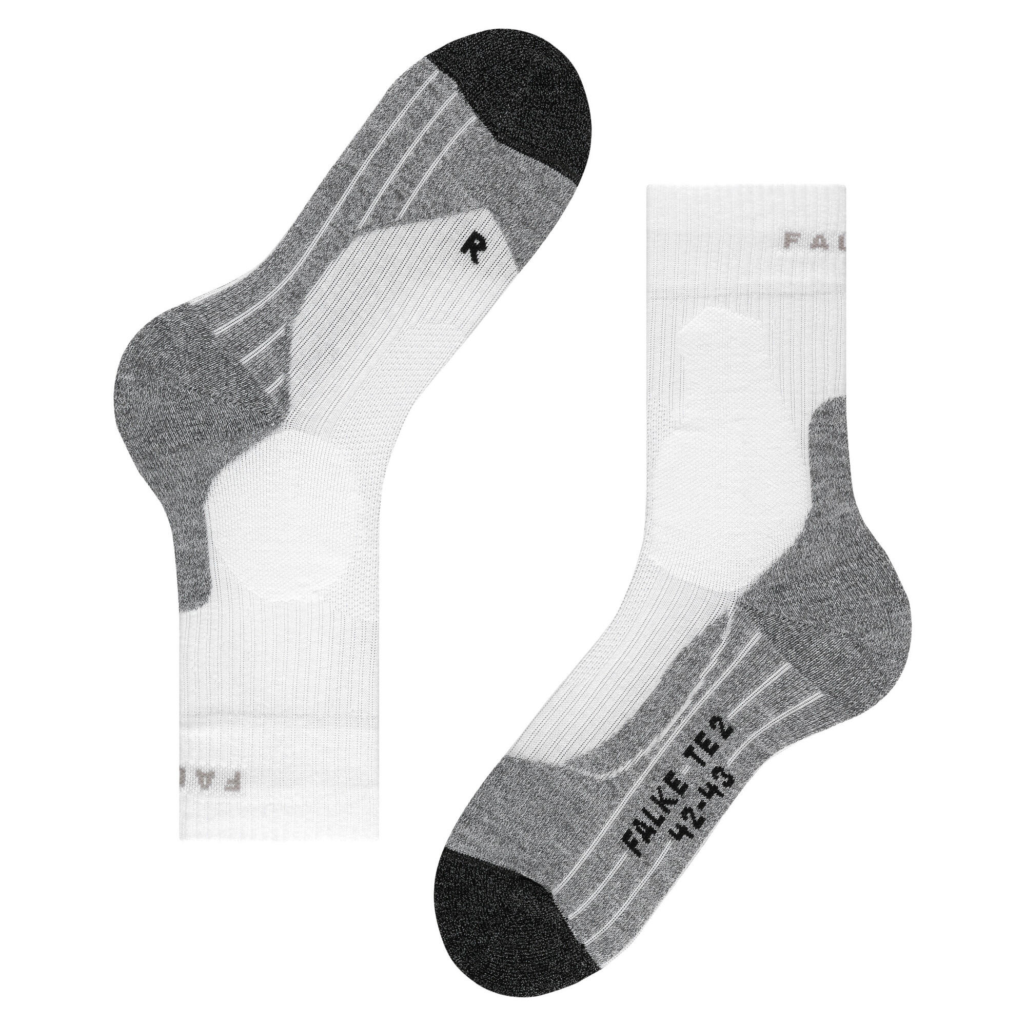 TE2 heren tennissokken – White-mix – 39-41 6/7