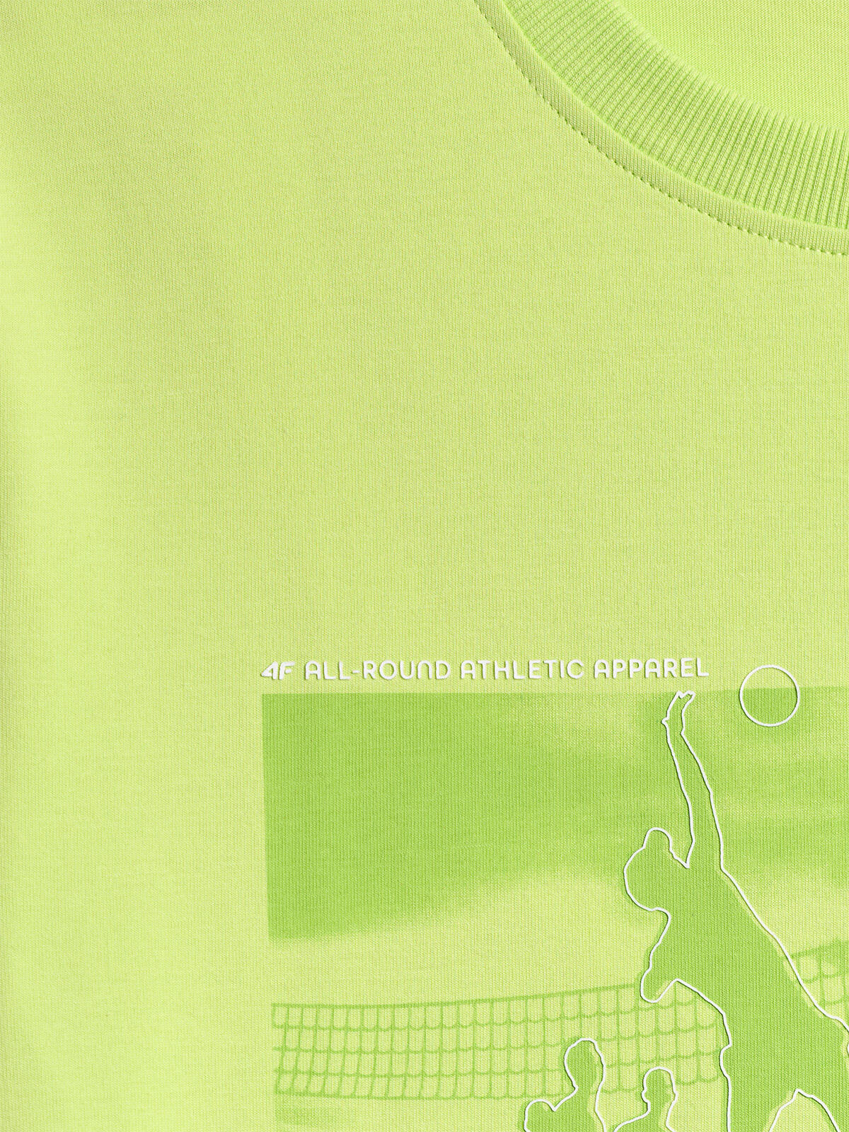 T-shirt reagular z nadrukiem męski 4F 4FWSS26TTSHM3035 6/6