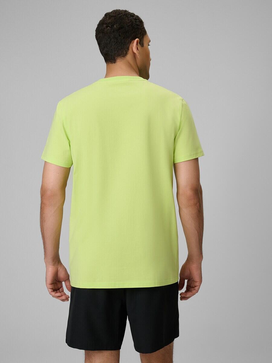 T-shirt reagular z nadrukiem męski 4F 4FWSS26TTSHM3035