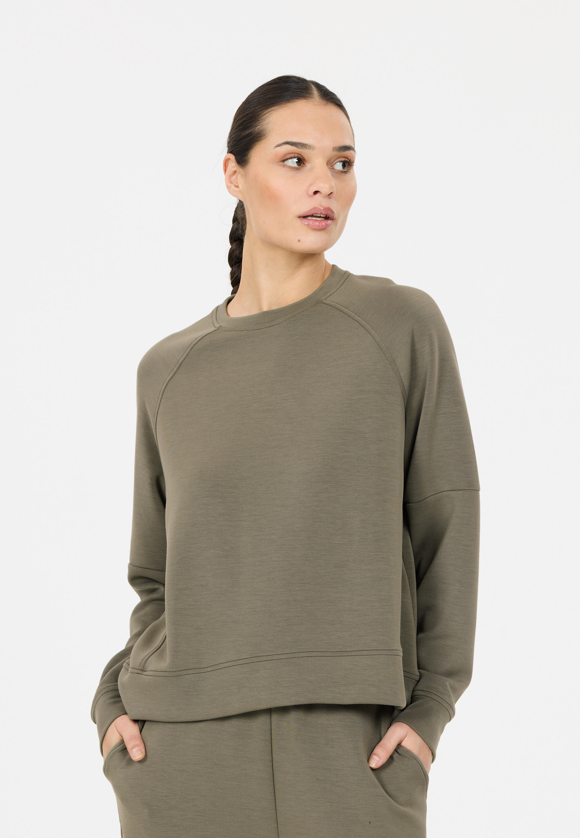 Felpa girocollo da donna Athlecia Jacey 4/15