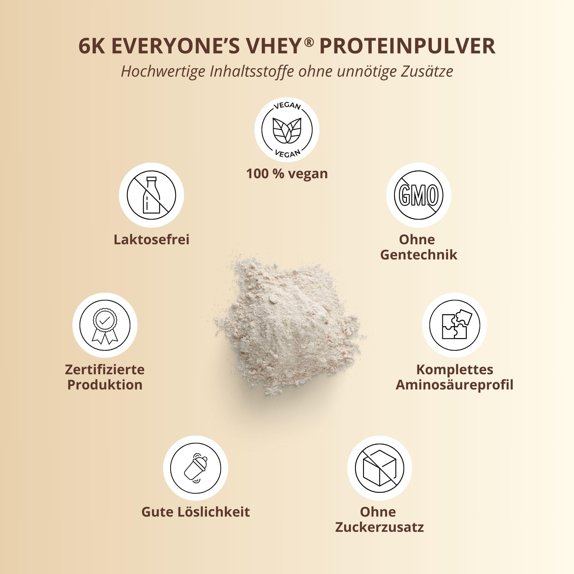 Proteína en polvo 6K 1000 g - Arroz con leche y canela 4/5