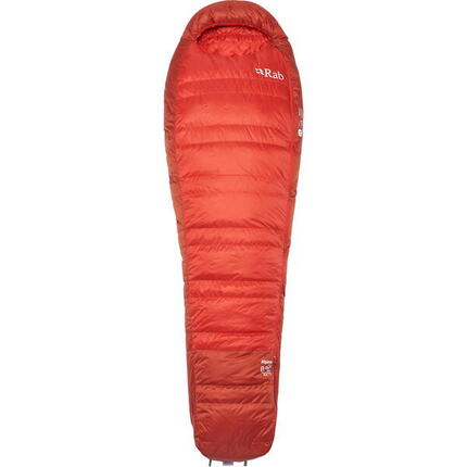 Daunenschlafsack Alpine 0C/32F dark horizon-tuscan red
