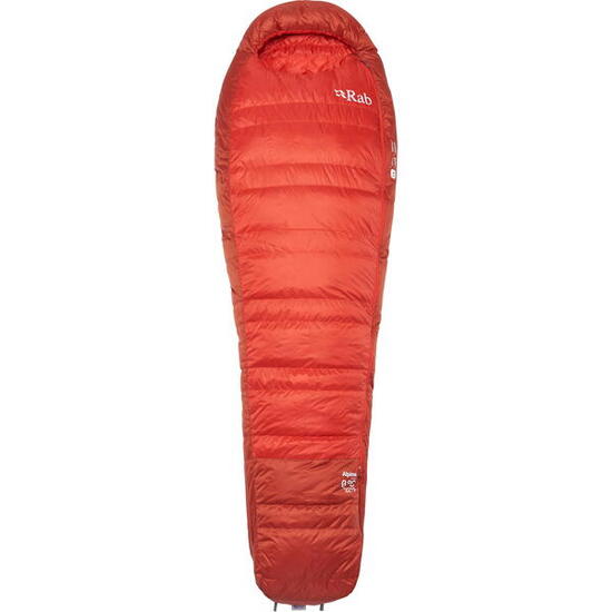 Daunenschlafsack Alpine 0C/32F dark horizon-tuscan red