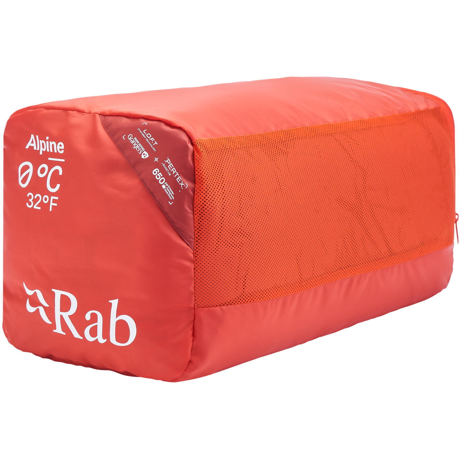 Daunenschlafsack Alpine 0C/32F dark horizon-tuscan red 3/6