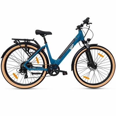 Fiets elektrisch stad devron 28200 - 28 inch, m, blauw